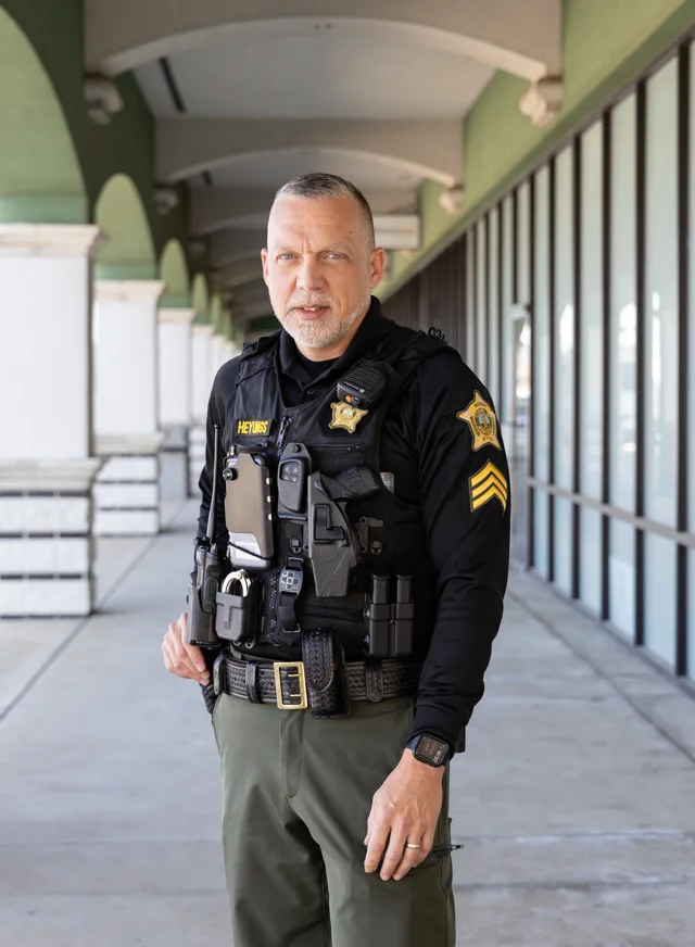 Sergeant Mark Heyungs in uniform